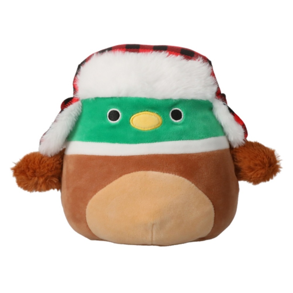 NWT 7.5” Avery the Duck with Hat Christmas Squishmallow